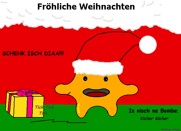 Has Bean Christmas Card (German) - Nathan Schur 2004